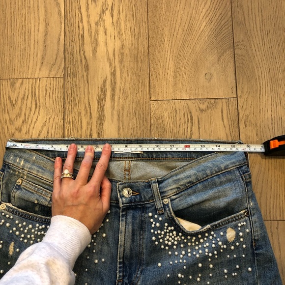 Zara Embellished Boyfriend Jeans - Picture 5 of 7